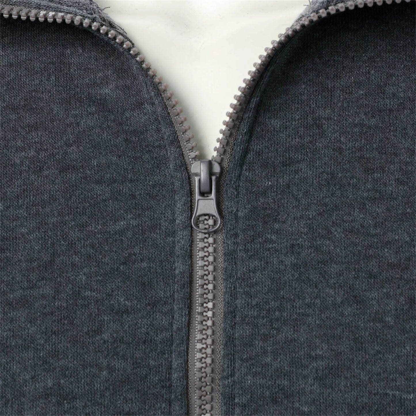 Men's High-Collared Zipped Jacket